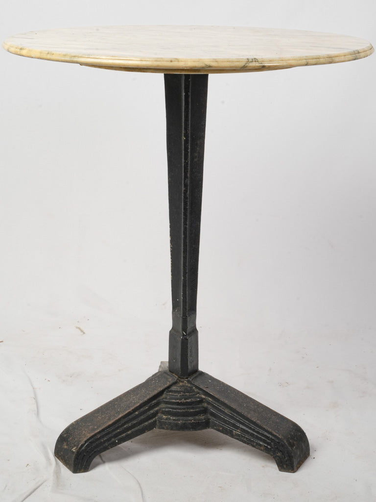 Patina-rich French café table  