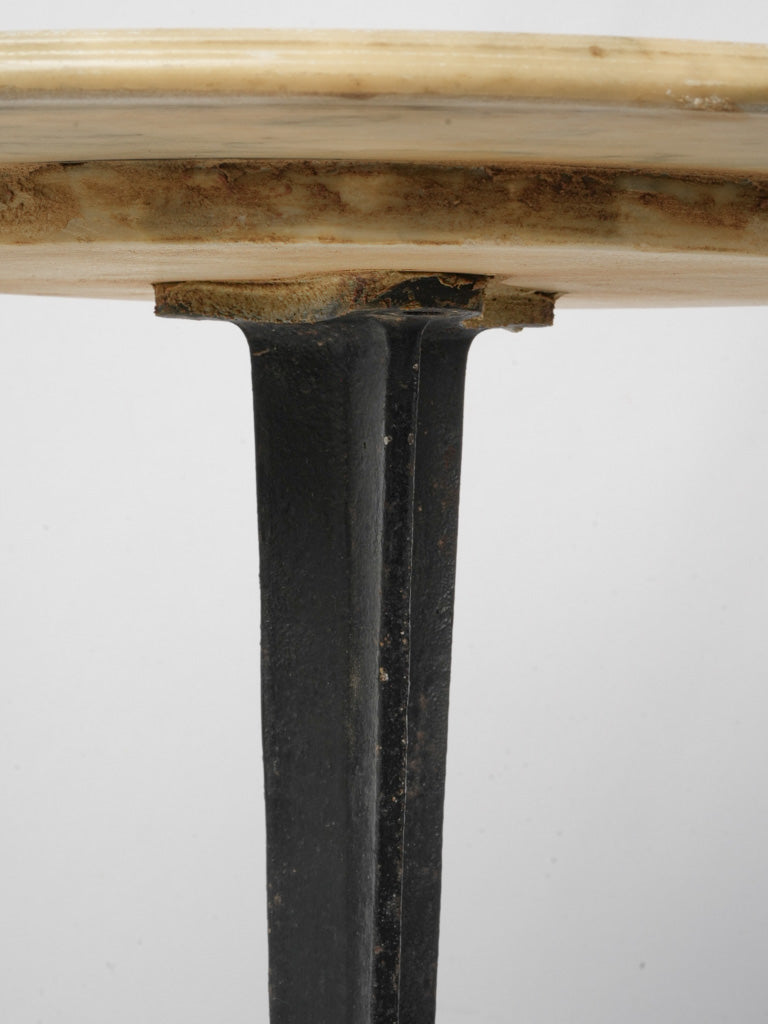 Balanced materials bistro table  