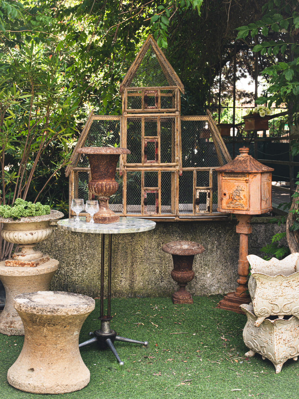 Timeless industrial-style side table