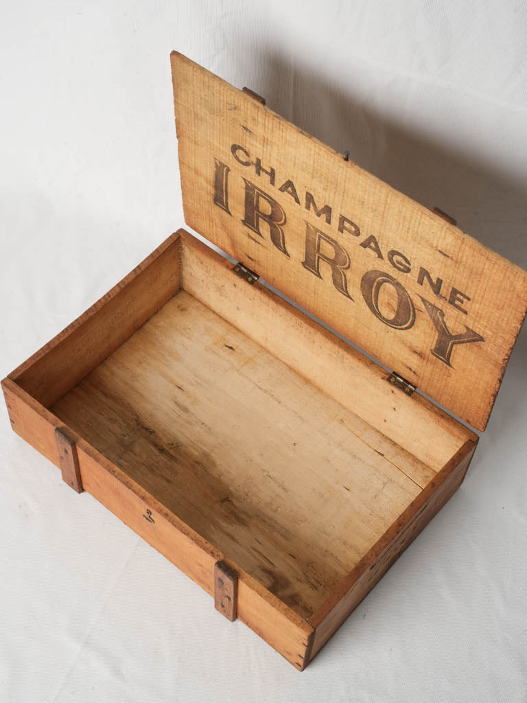 Textured vintage liquor crate