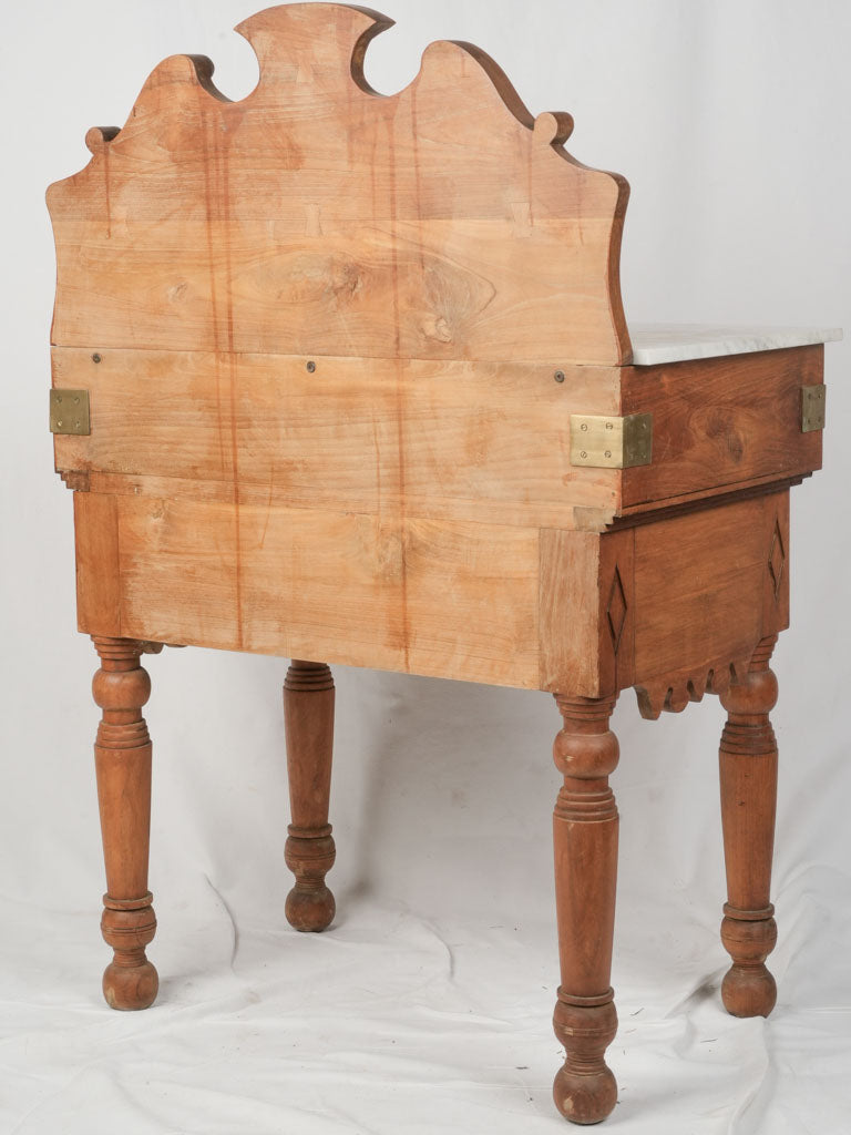 Elegant vintage butcher's worktable