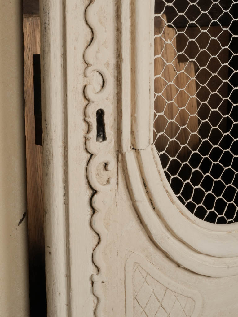 Handcrafted antique storage unit