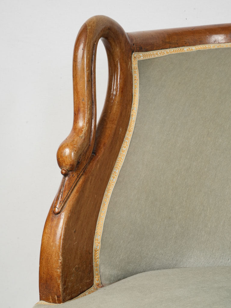 Authentic patina walnut méridienne  