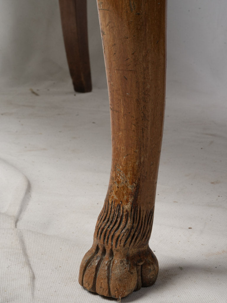 Timeless claw-foot French settee  
