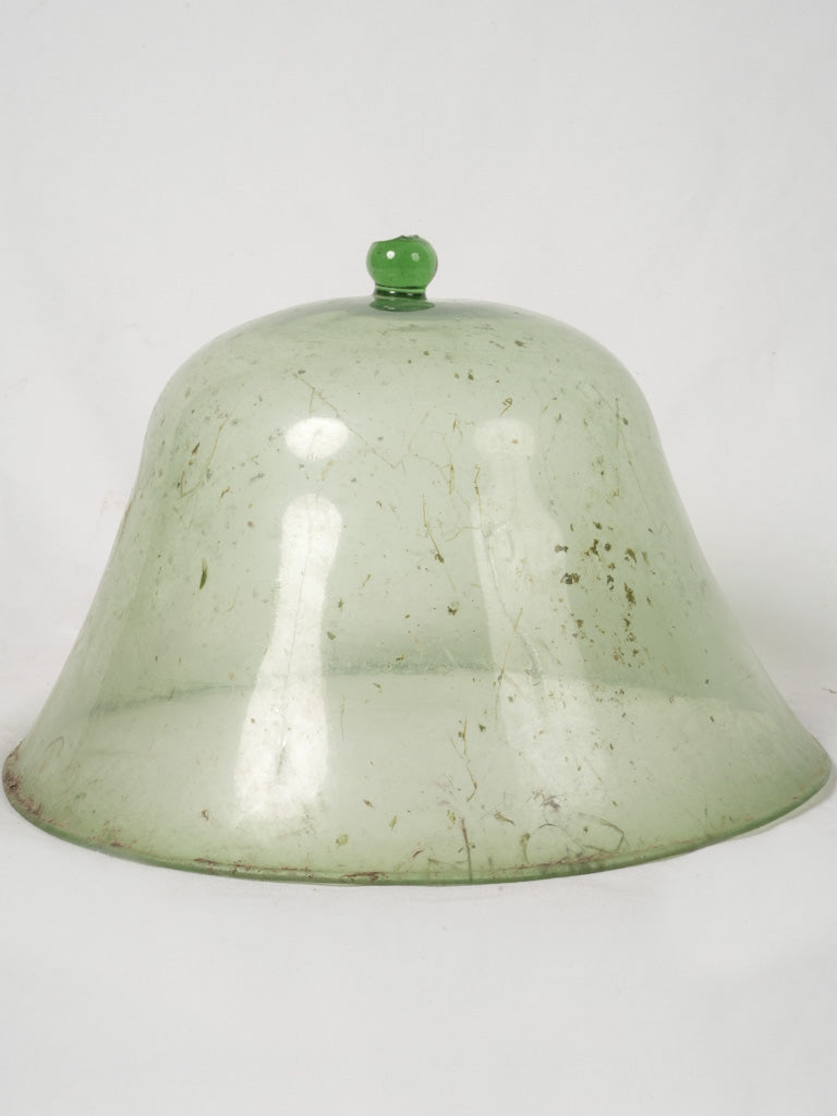 Vintage French bell-shaped glass cloche