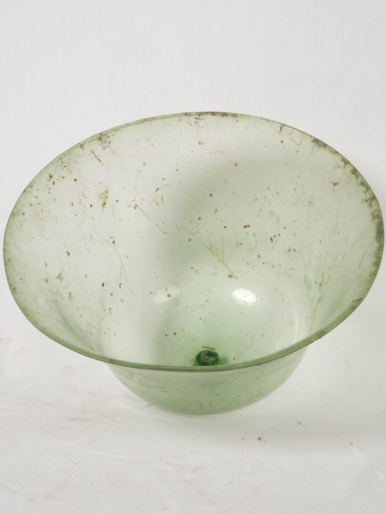 Timeless French glass potager cloche
