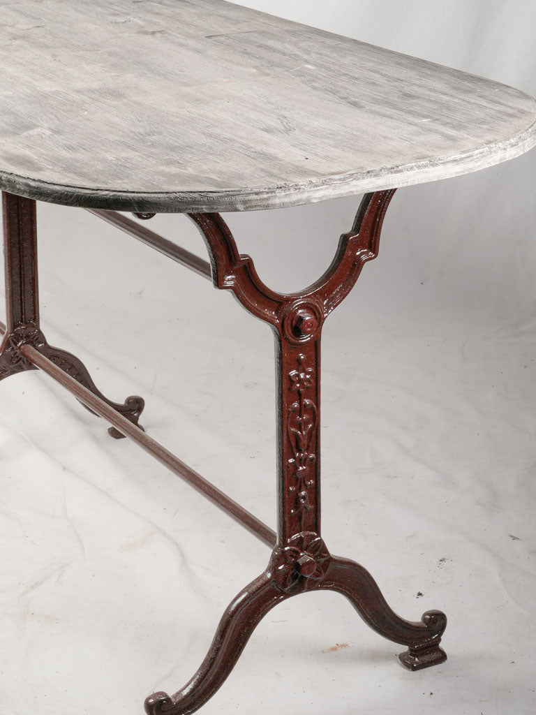 Antique style café workstation table