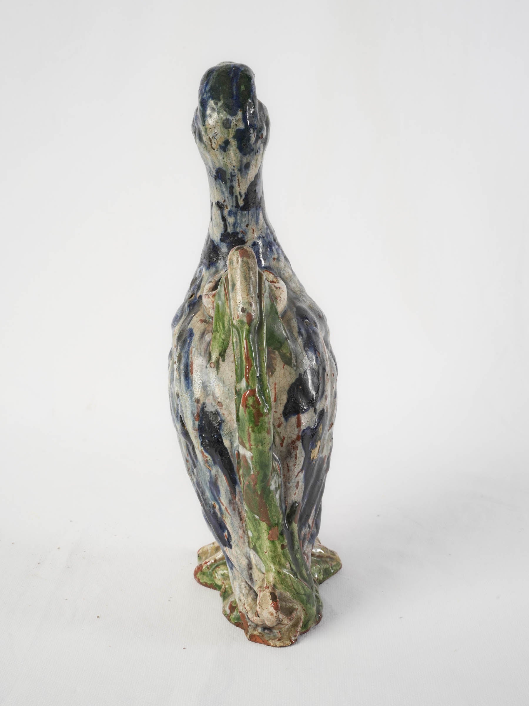 Elegant moss green ceramic jug