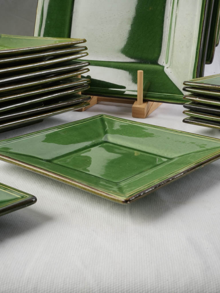 Earthy palette ceramic dinnerware set