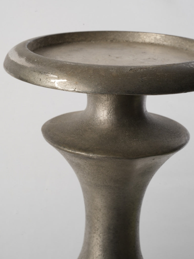 Sculptural Pair Of 19th-Century French Metal Candlesticks - 22½"