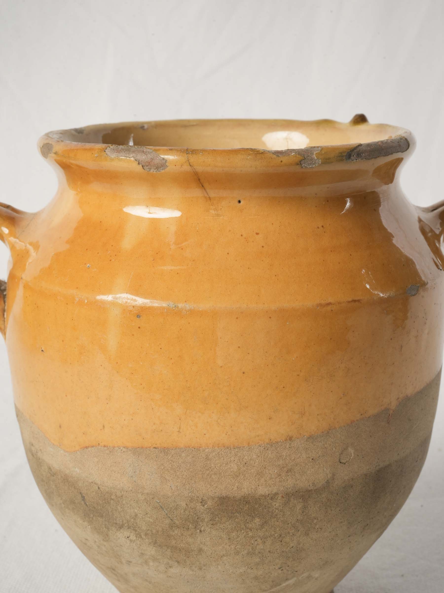 Traditional vernissée earthenware jar