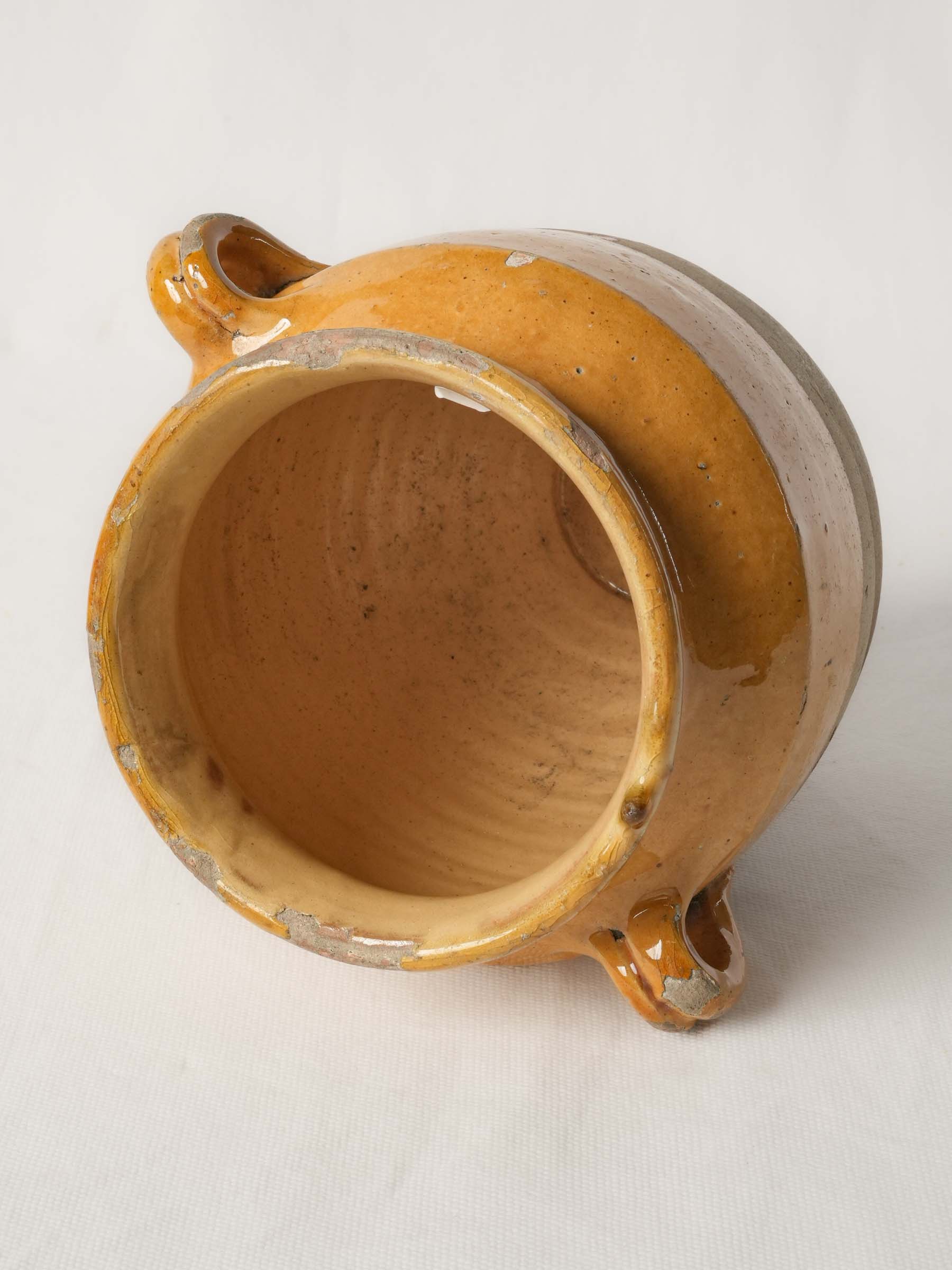 Collectible ocher accented kitchenware