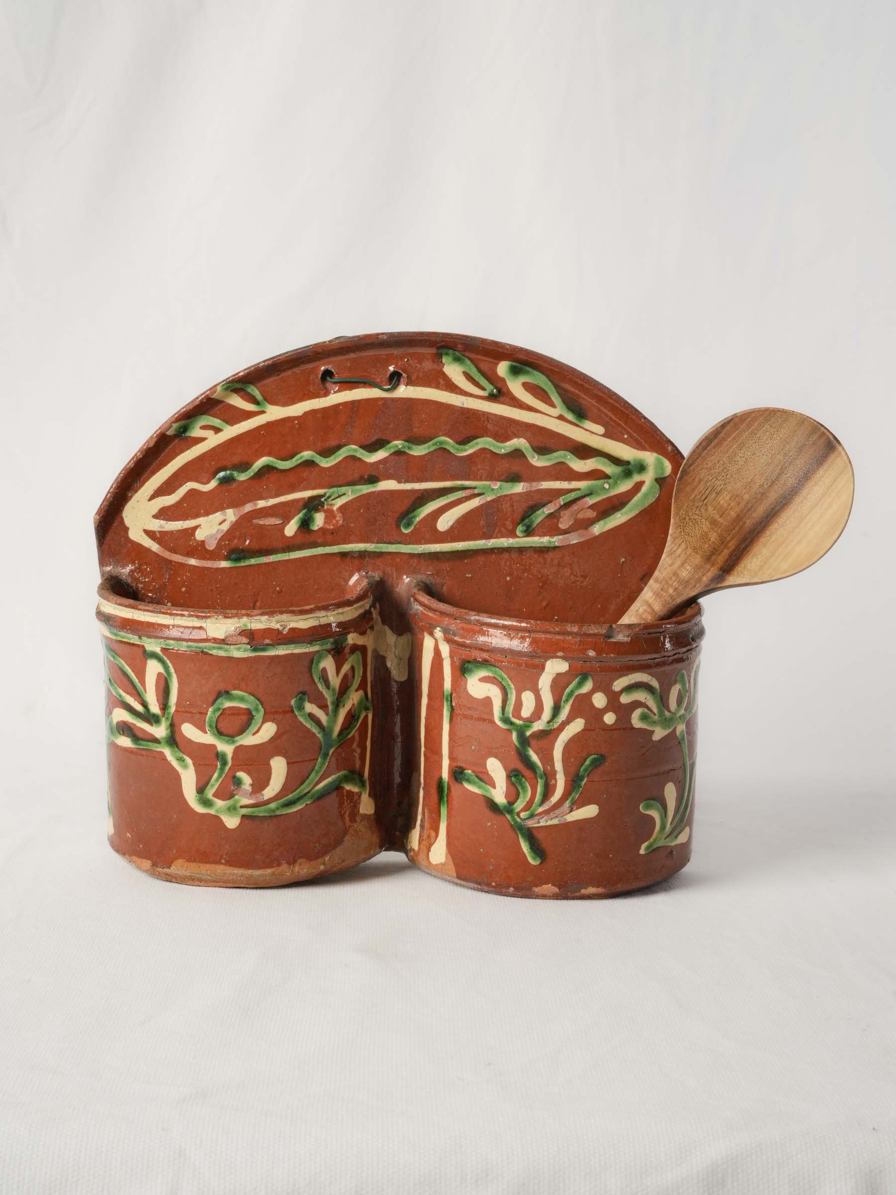 Rustic Savoyard kitchenware wall piece