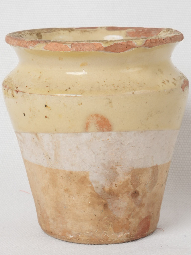 Aged Provencal Tapered Terracotta Pot
