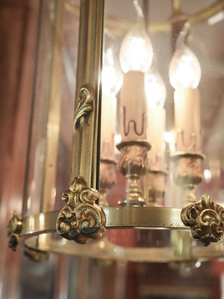 Intricate antique lantern lighting piece