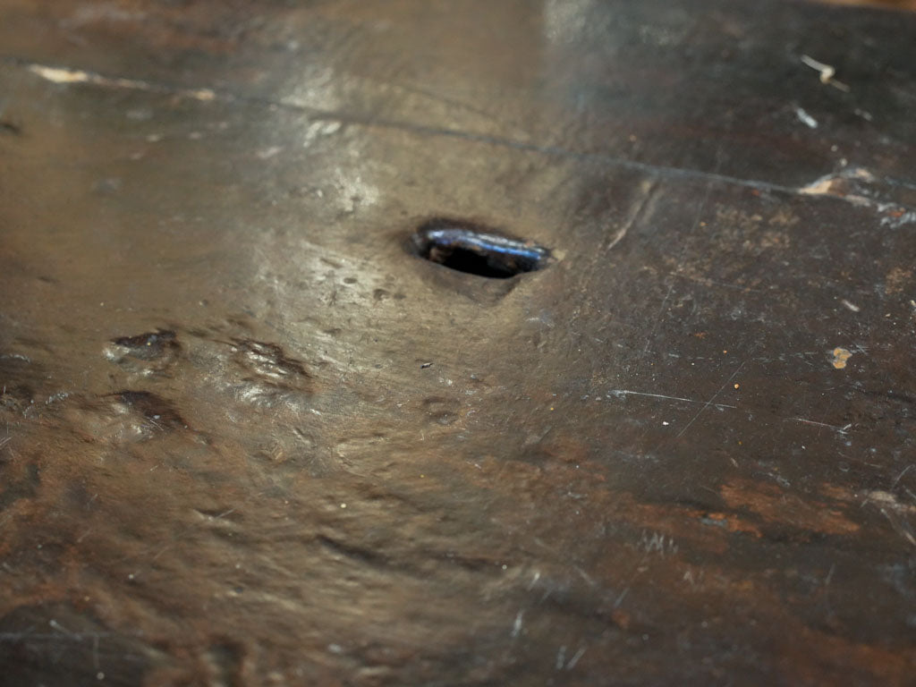 Late 19th Century Walnut-Finished Pine Store Counter with Coin Slot Detail - 57"