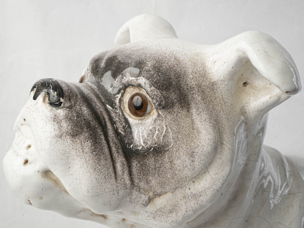 Realistic Bavent ceramic dog sculpture