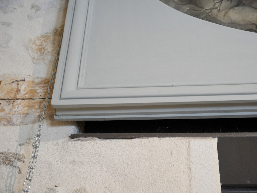 Large 18th Century Grisaille Panel with Putti - 35¾" x 60¼"