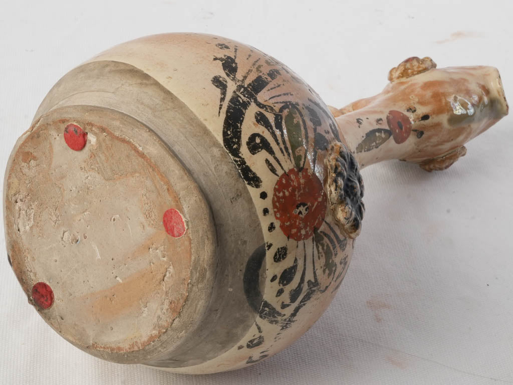 Aged patina Ottoman pottery vessel