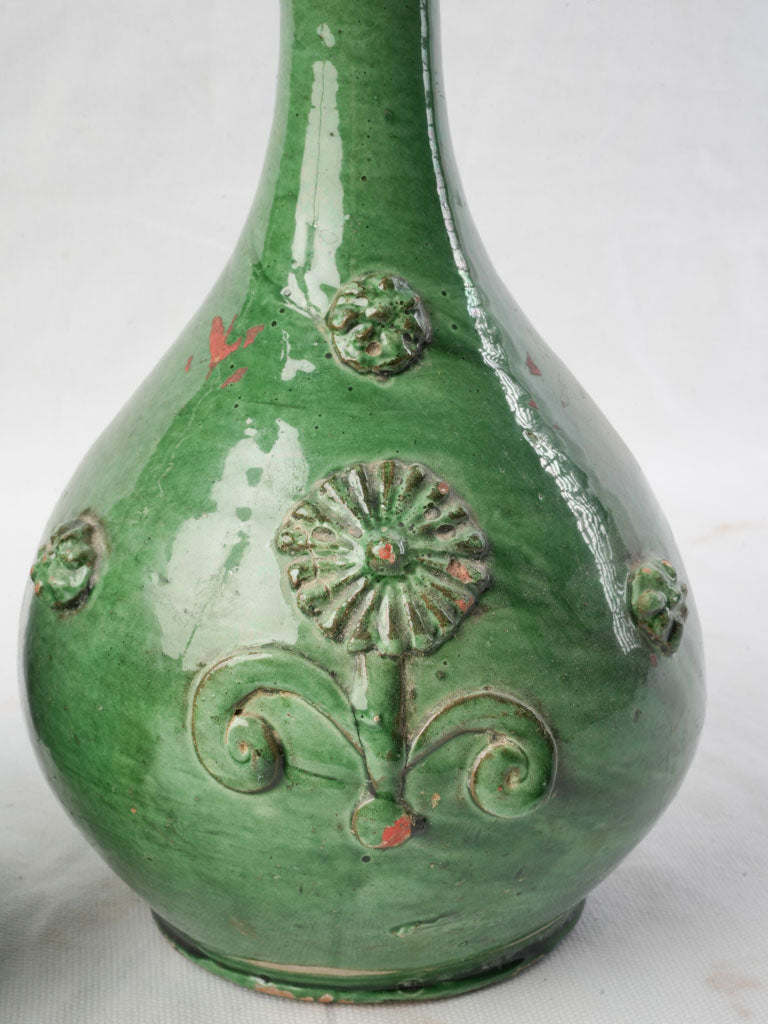 Sculptural pair of ewers