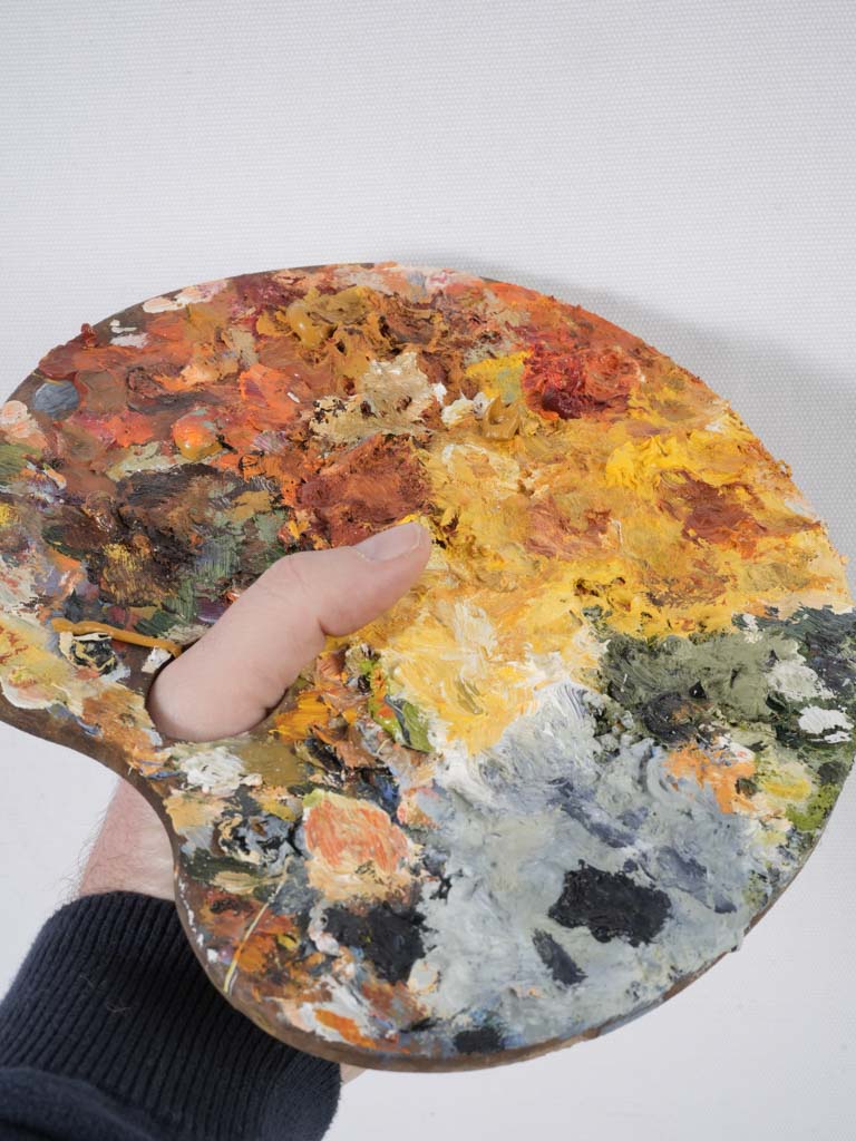 Authentic French art palette decor
