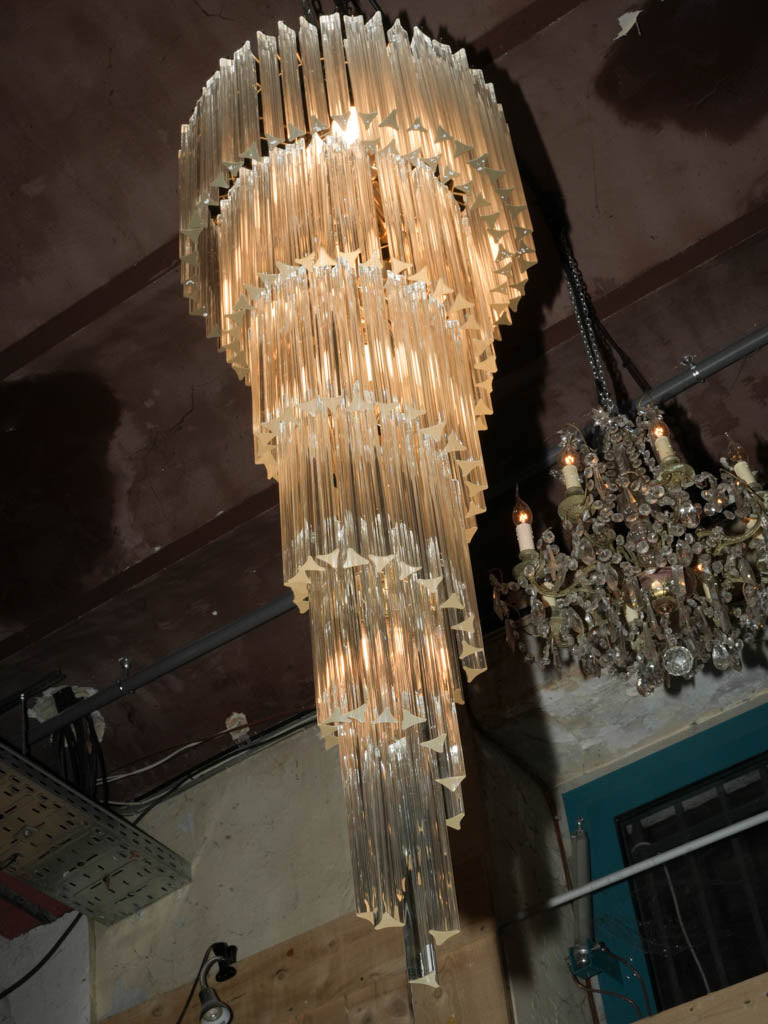 Classic Murano crystal light fixture