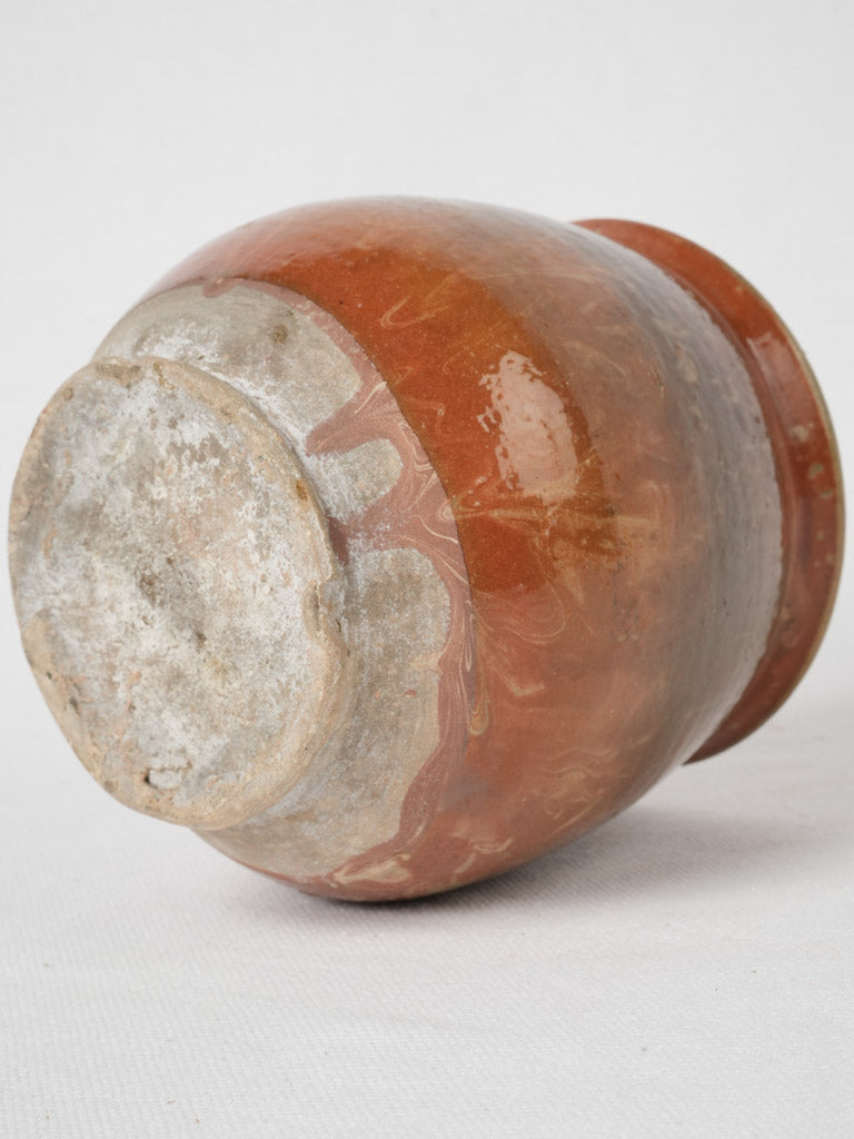 Aged rustic Dieulefit preserving pot