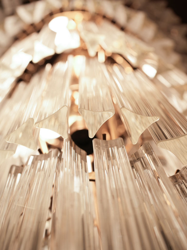 Timeless Venini spiral chandelier
