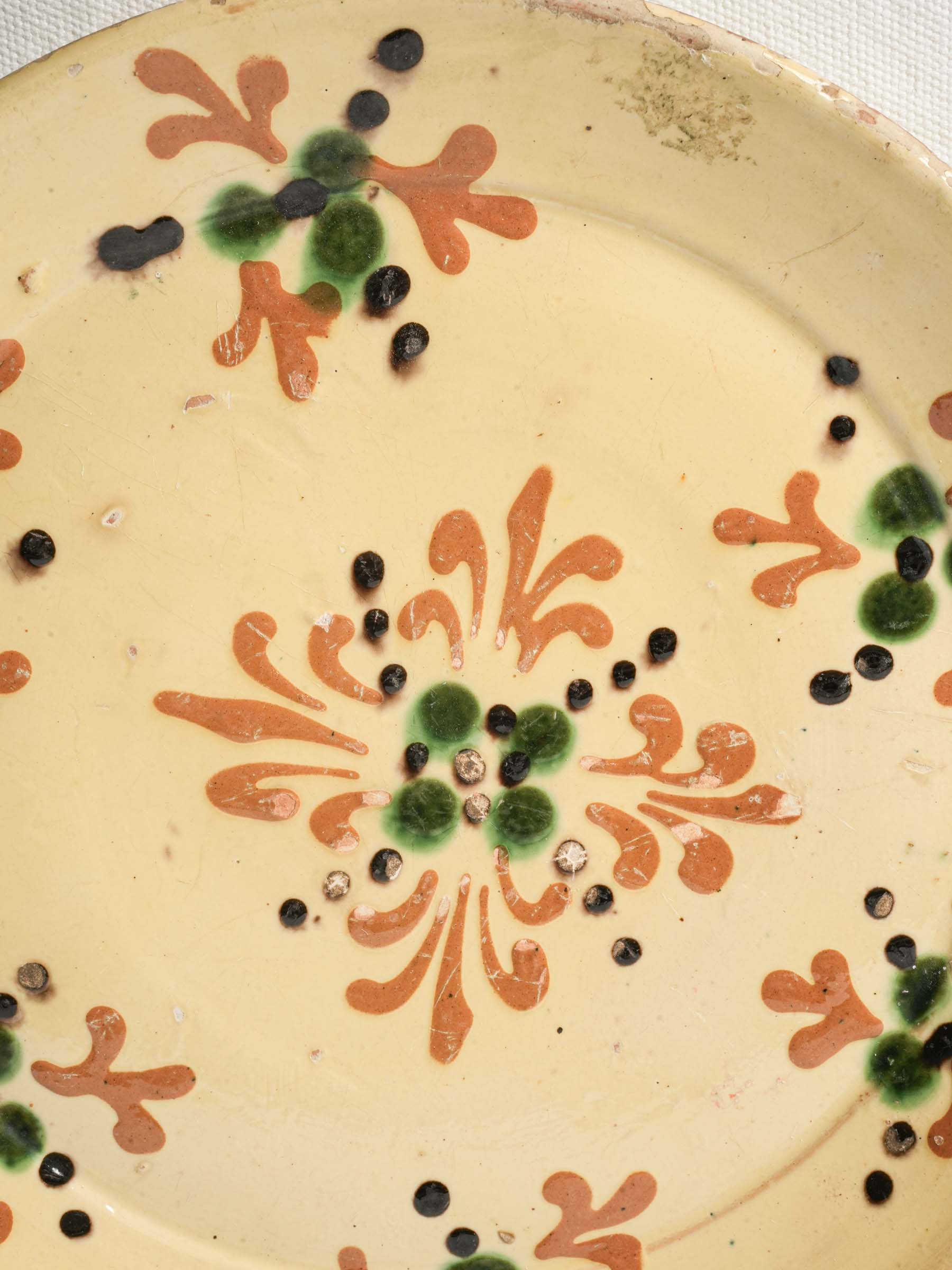Rustic Manganese-Black Spot Plate