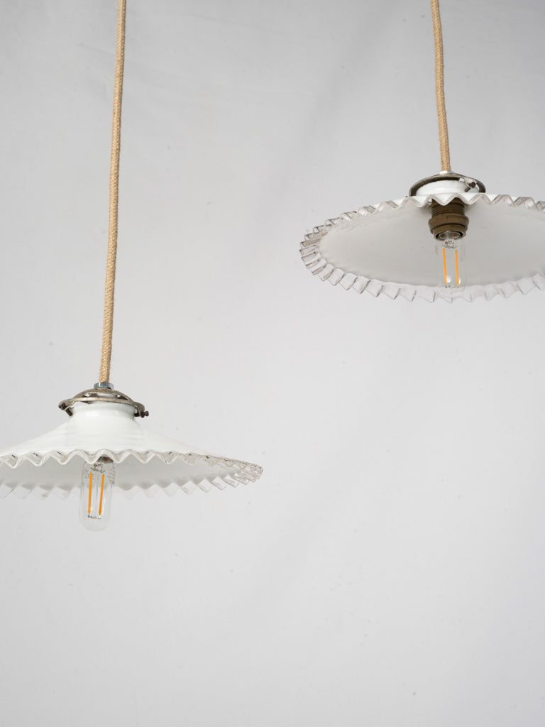 Elegant antique French light fittings  