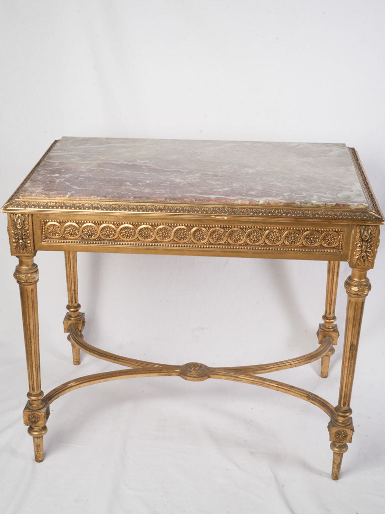 Graceful carved giltwood furniture