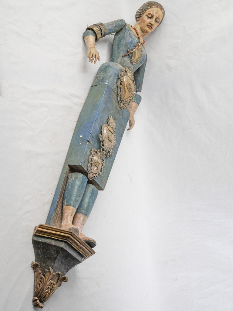 Vintage articulated devotional figure