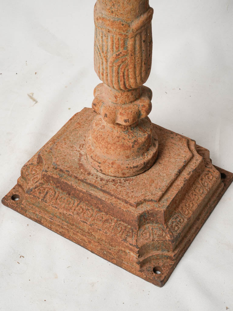 Elegant faded patina letterbox