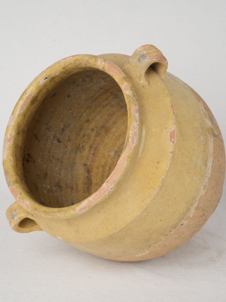 Authentic terracotta French confit pot