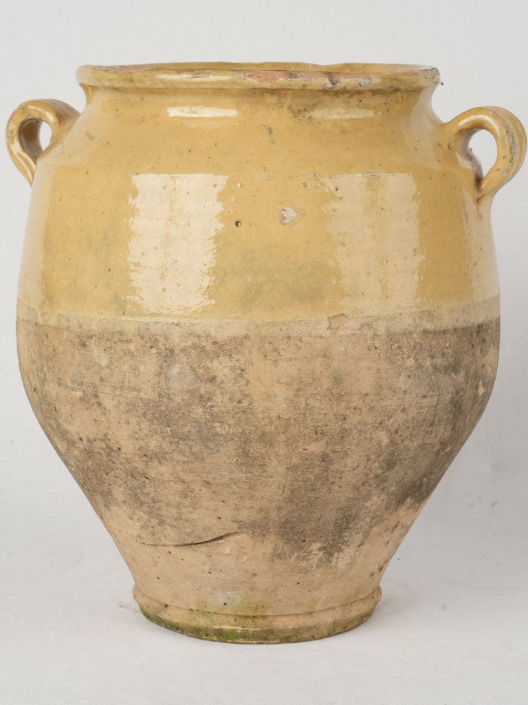 Rustic 19th-Century French confit pot