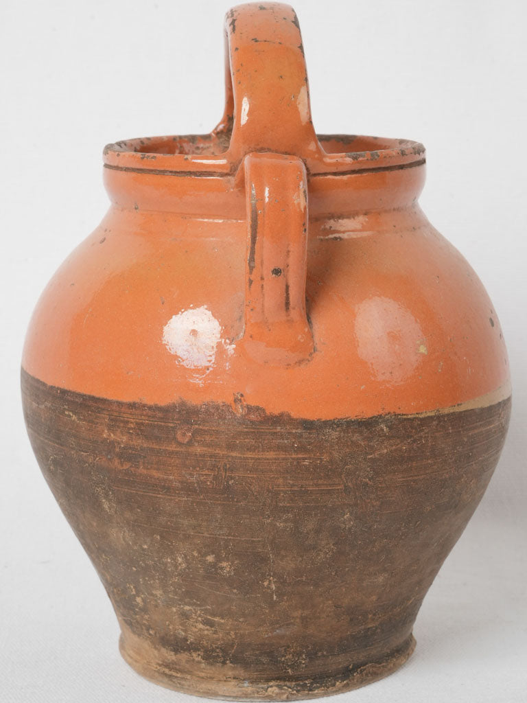 Nineteenth century bright ocher cruche