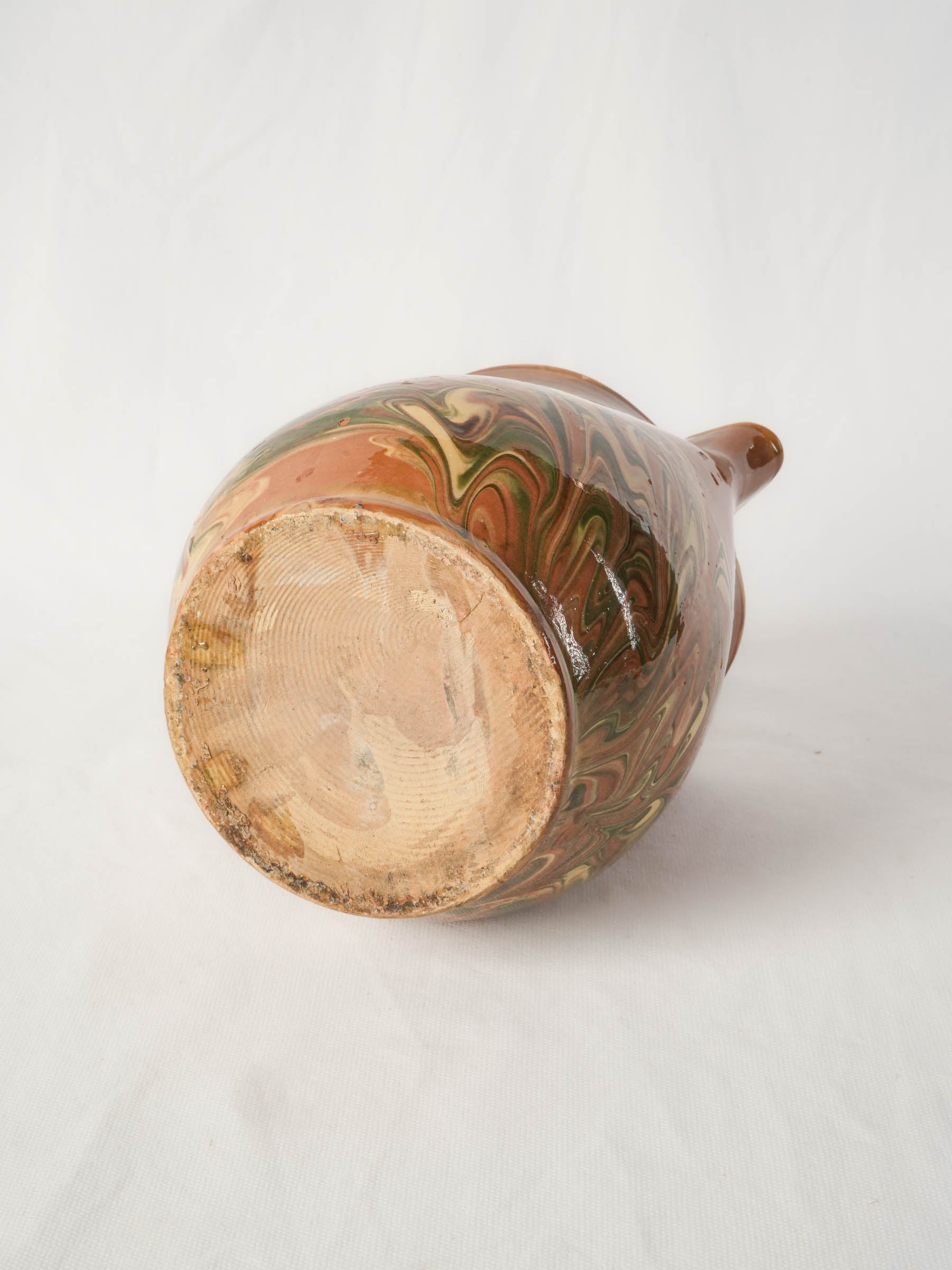 Elegant loop-handled collectible pitcher
