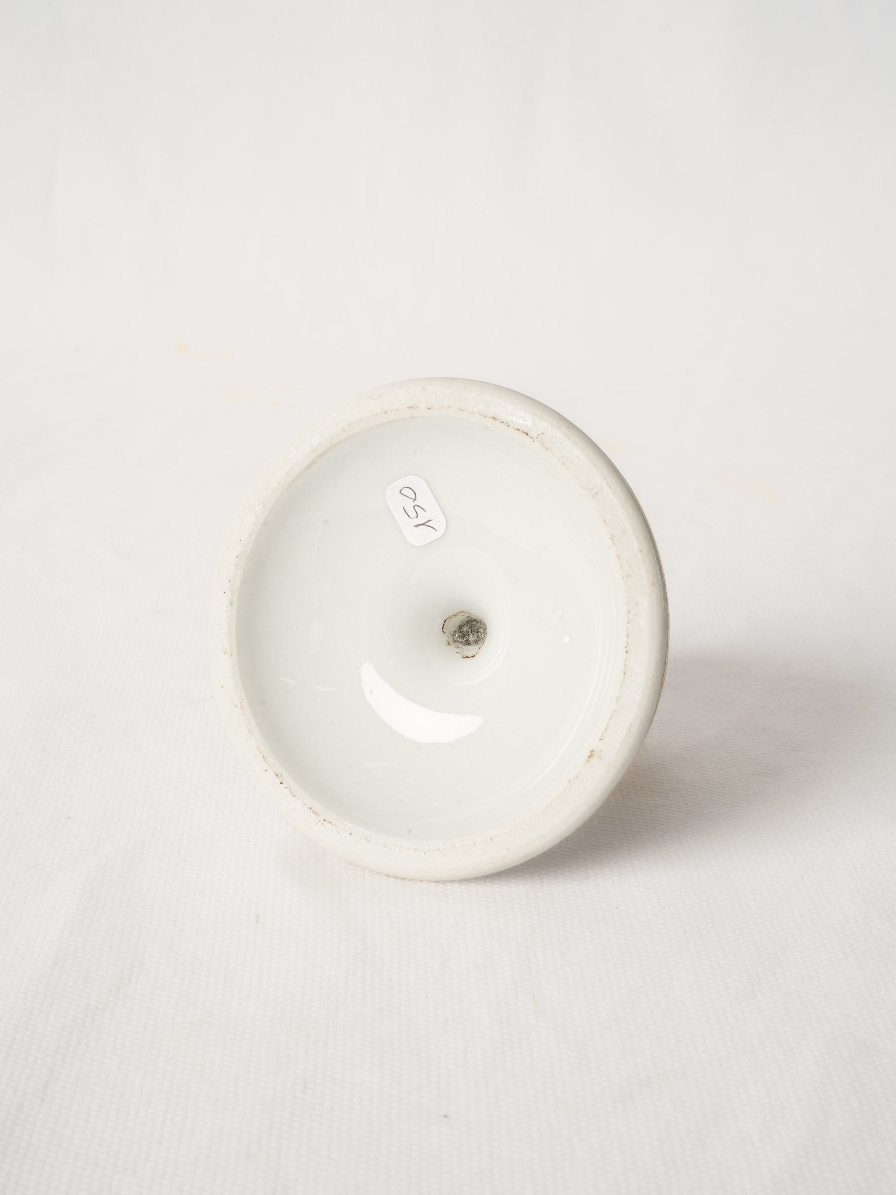 Historic café society porcelain piece