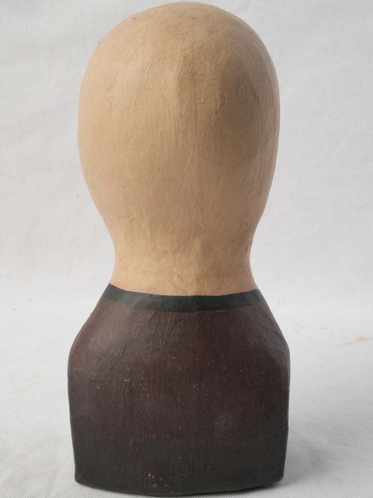 Serene 19th-century display bust