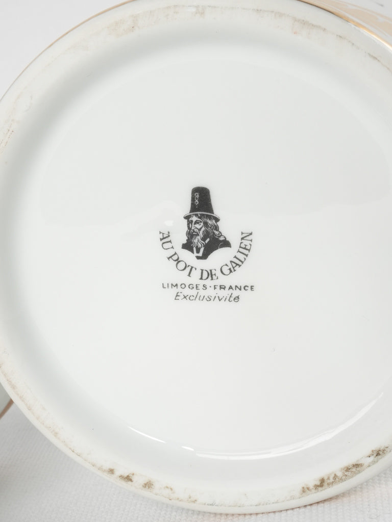 French porcelain apothecary jar - Baume Nerval 11"