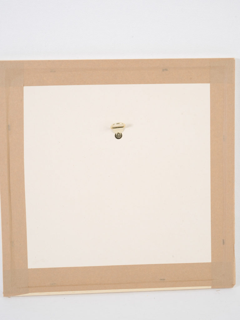 Traditional rustic village houses painting