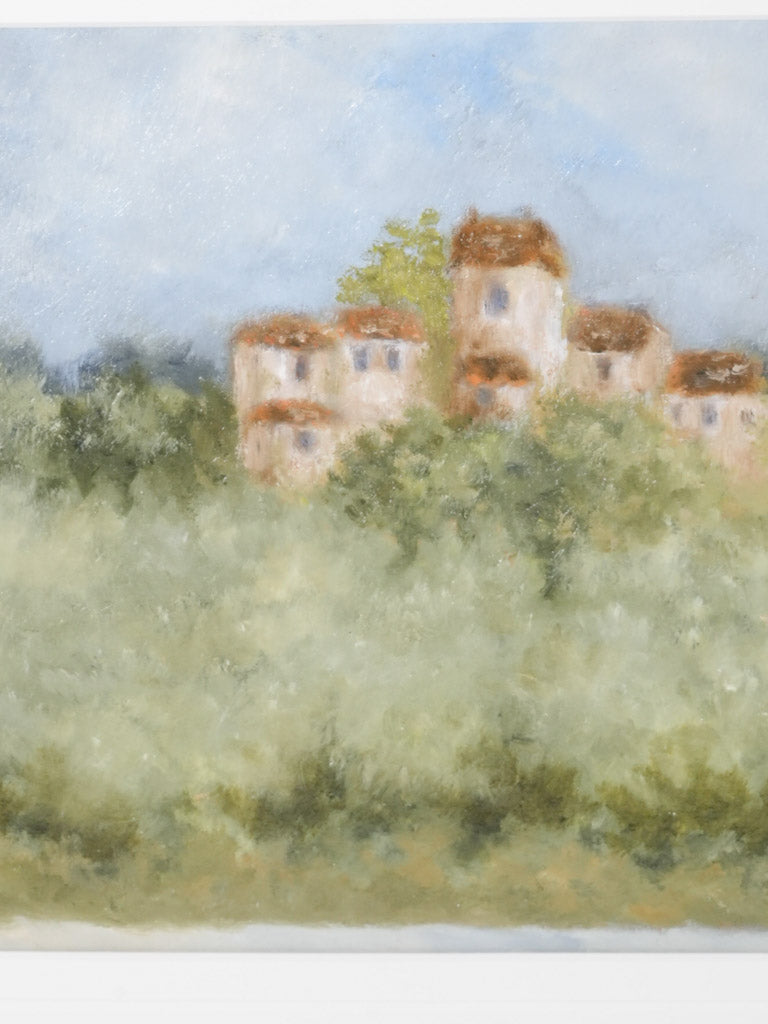 Contemporary Provence landscape art piece
