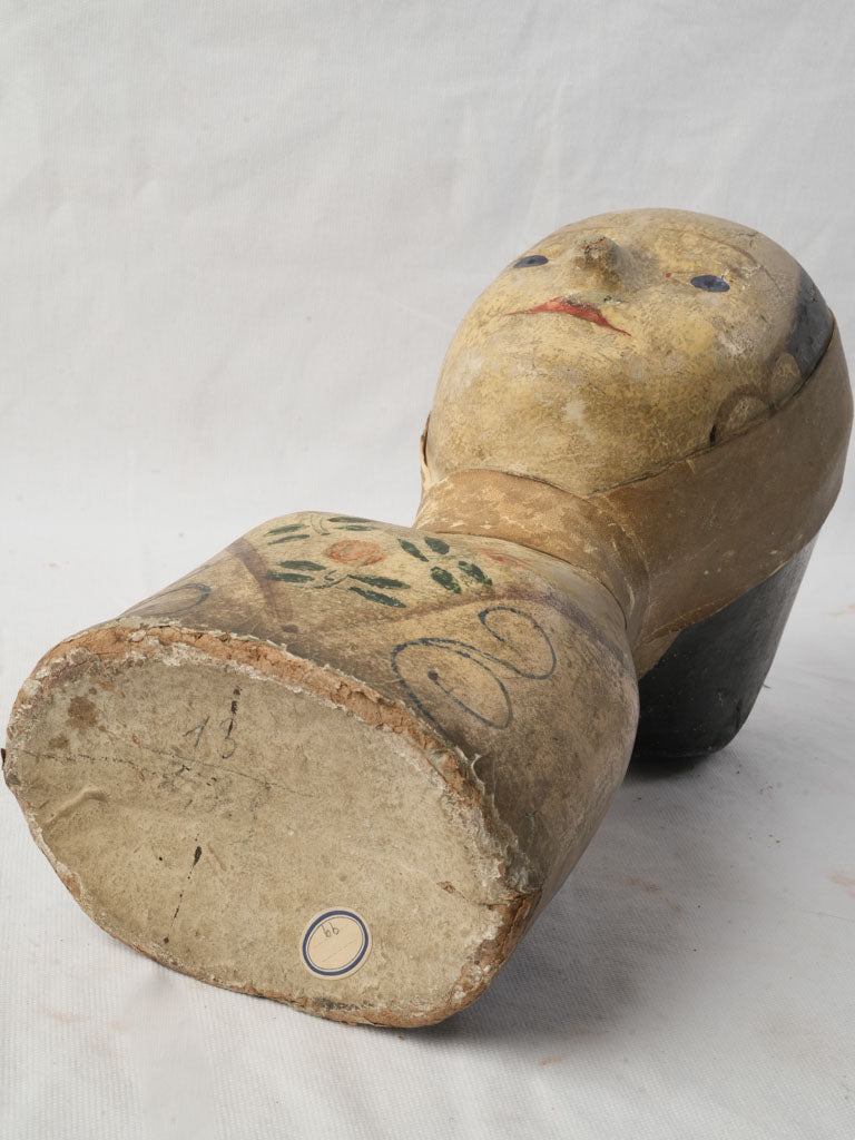 Charming relief-patterned display head