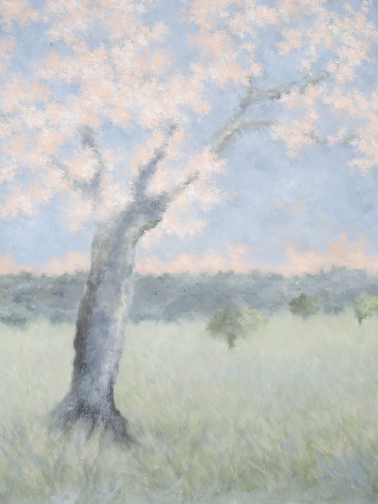 Blossoming French cherry tree artwork
