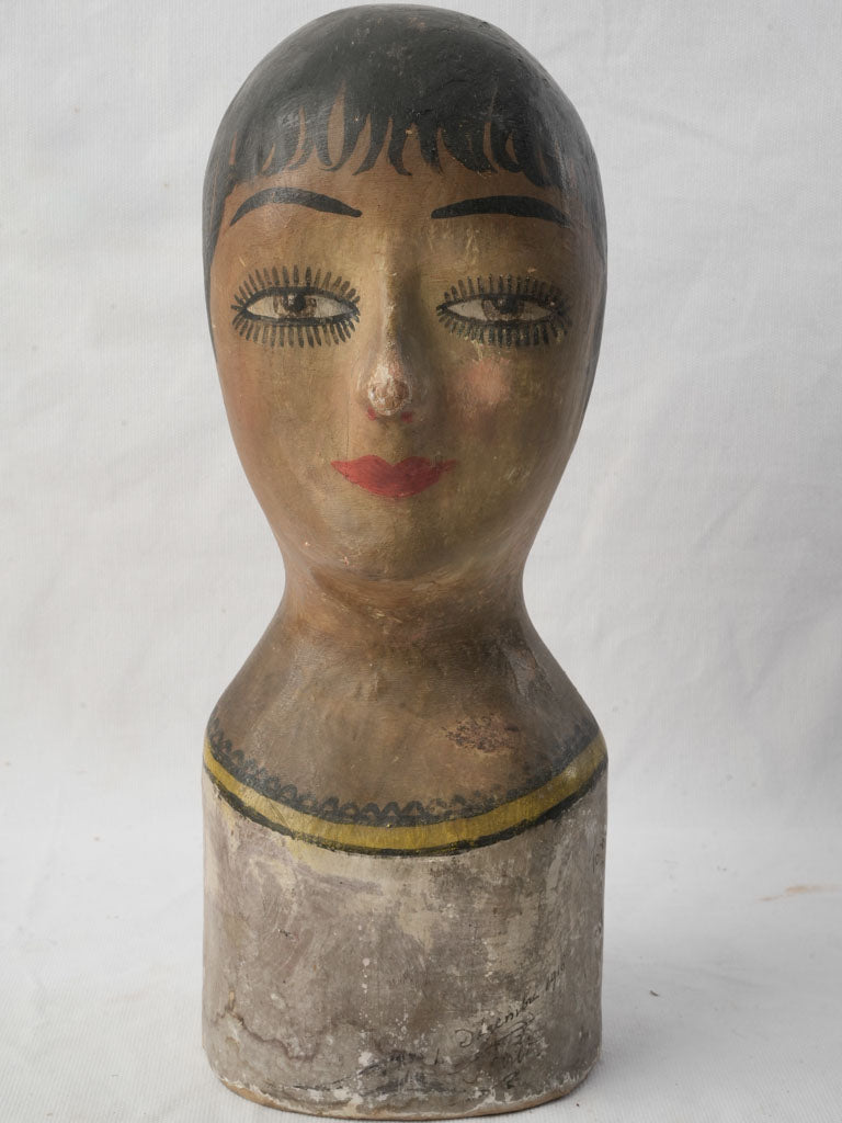 Authentic polychromy milliner’s form