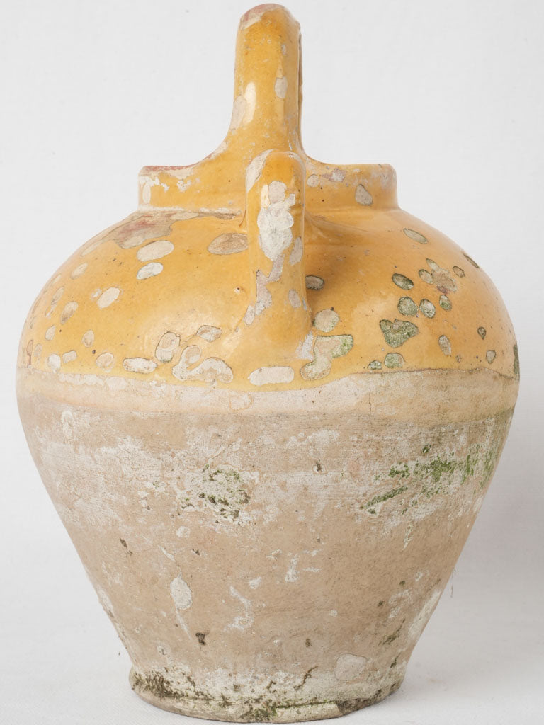 Time-worn, mid-19th century water cruche