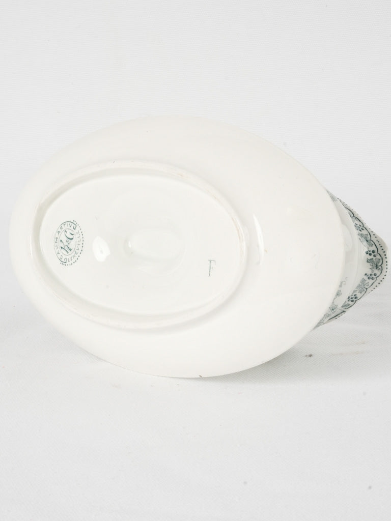 Antique French Porcelain Sauce Boat
