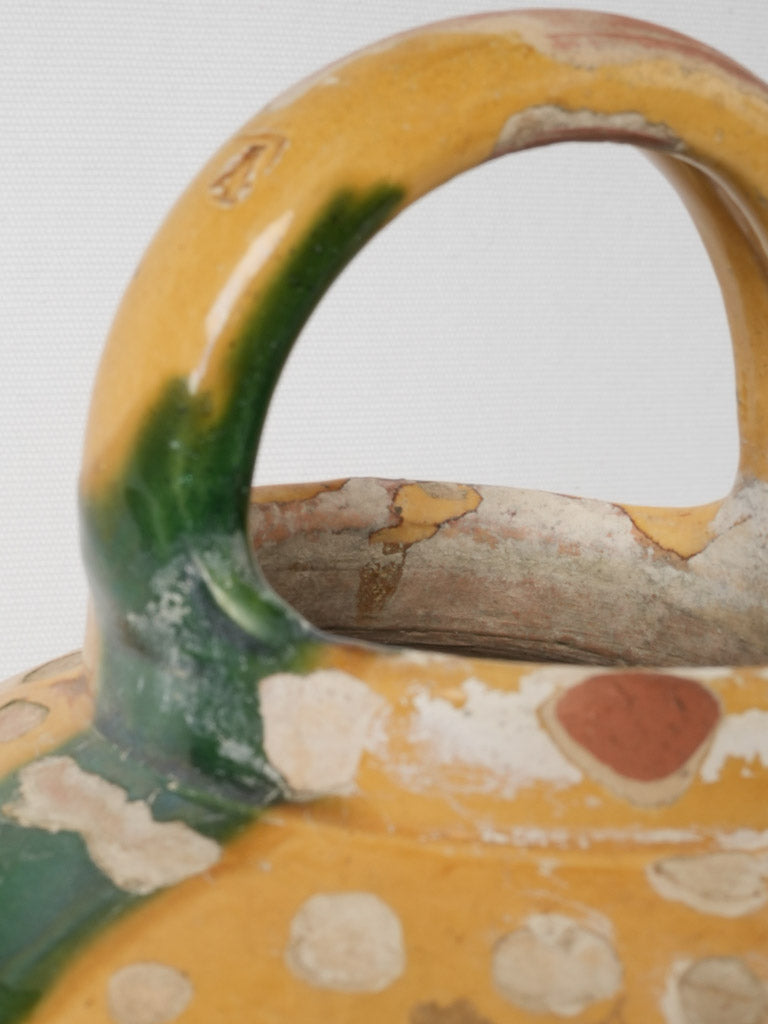 Weathered, collectible French water jug