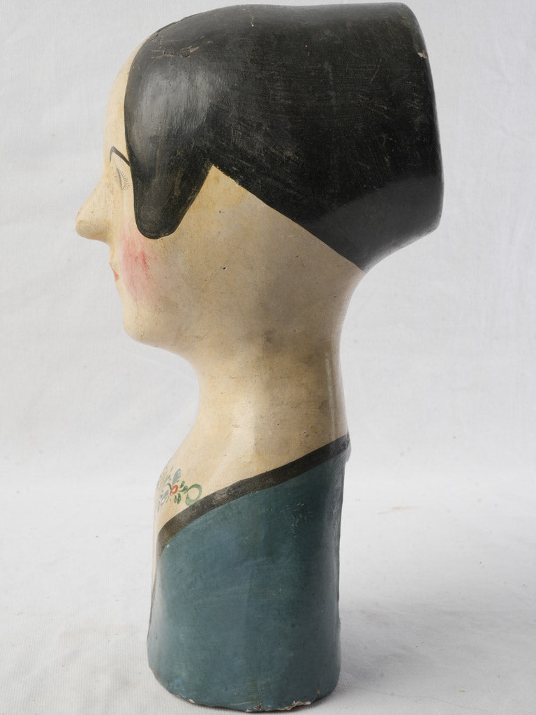 Whimsical floral accents mannequin