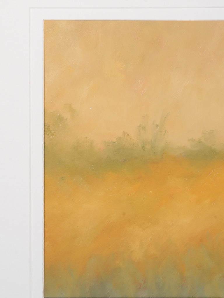 Nostalgic contemporary Provence landscape artwork